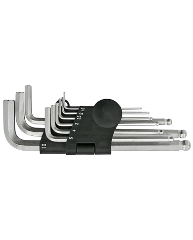 Sada kľúčov Strend Pro HK0045, 9 dielna, Hex, zástrčná, Imbus s guličkou