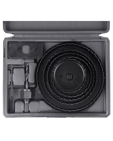 Sada vyrezávačov Strend Pro CHS 6333, do dreva, 8 dielna, 64-127 mm