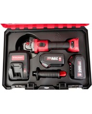 Set Worcraft XCUBE003 ShareSYS Toolbox, uhlová brúska CAG-S20LiBS 125 mm, 2x 4.0 Ah akumulátor, 1x nabíjačka