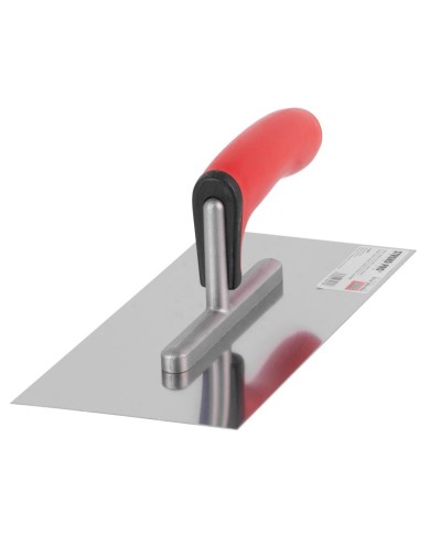 Hladítko Strend Pro Premium BRAVO RED SoftHand, 270x130 mm, 0,7 mm, rovné, nerez