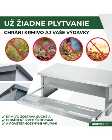 Kŕmitko Strend Pro, pre hydinu, automatické, nášľapné, max. 5 kg