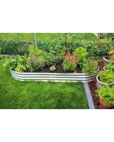 Záhon Strend Pro Garden, vyvýšený, pozinkovaný, 90x120x30 cm