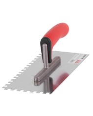 Hladítko Strend Pro Premium BRAVO RED SoftHand, 270x130 mm, 0,7 mm, e10 mm, nerez
