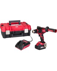 Set Worcraft XCUBE004 ShareSYS Toolbox, bezuhlíkový skrutkovač CHD-S20LiBH, 1x 4.0 Ah akumulátor, 1x nabíjačka