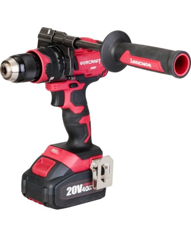 Set Worcraft XCUBE004 ShareSYS Toolbox, bezuhlíkový skrutkovač CHD-S20LiBH, 1x 4.0 Ah akumulátor, 1x nabíjačka