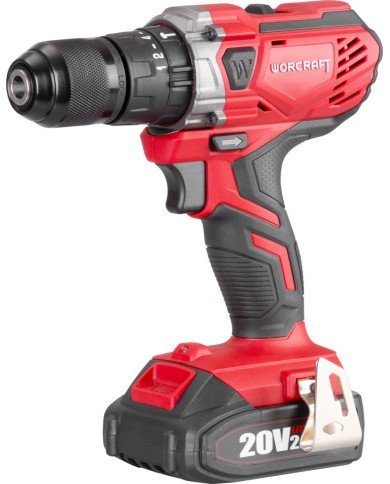 Skrutkovač Worcraft CHD-S20LiWB ShareSYS, 20V, 2x Li-ion 2.0 Ah, bezuhlíkový, SET v kufri