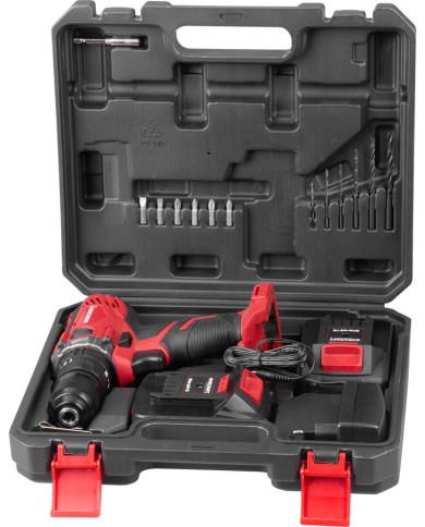 Skrutkovač Worcraft CHD-S20LiWB ShareSYS, 20V, 2x Li-ion 2.0 Ah, bezuhlíkový, SET v kufri