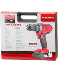Skrutkovač Worcraft CHD-S20LiWB ShareSYS, 20V, 2x Li-ion 2.0 Ah, bezuhlíkový, SET v kufri
