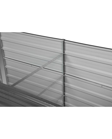 Záhon Strend Pro Garden, vyvýšený, 80x160x77 cm, kov, EXTRA PEVNÝ