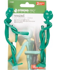 Viazač Strend Pro, na rastliny, žaba, 13,5 cm. plast, bal. 2 ks