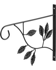 Vešiak Strend Pro, držiak na kvetináč, čierny, kovový, 30,5x25 cm