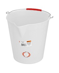 Vedro ICS P5112, 12 lit., 28x27 cm, biele, s výlevkou