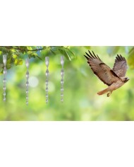 Plašič vtákov Strend Pro, špirála, reflexná, 29 cm, bal. 8 ks