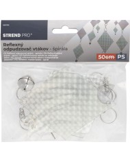 Plašič vtákov Strend Pro, špirála, reflexná, s rolničkou, 50 cm