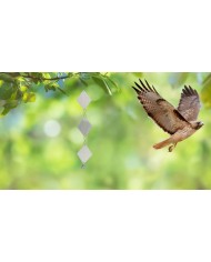 Plašič vtákov Strend Pro, špirála, reflexná, s rolničkou, 50 cm