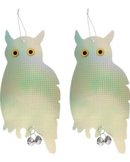 Plašič vtákov Strend Pro, sova, reflexná, s rolničkou, 41,5x20 cm, bal. 2 ks