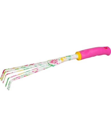 Hrabličky Strend Pro, záhradnícke, rovné, potlač kvetov, ružové, Ladies line