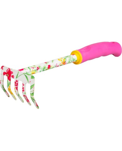 Hrabličky Strend Pro, záhradnícke, potlač kvetov, ružové, 30x8,5 cm, Ladies line