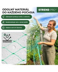 Sieť Strend Pro, 2x5 m, oko 18 mm, proti vtákom, PE