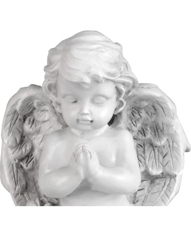 Dekorácia MagicHome, Modliaci anjelik, polyresin, na hrob, 9x7,5x11 cm