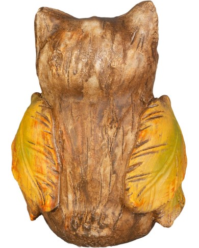 Dekorácia MagicHome Nature, Sova, polyresin, 7,8x6,8x10 cm