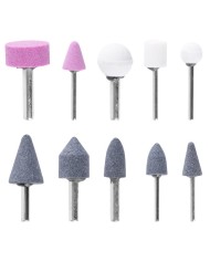 Sada brúsnych teliesok Strend Pro RGT1010, 10 dielna, so stopkou