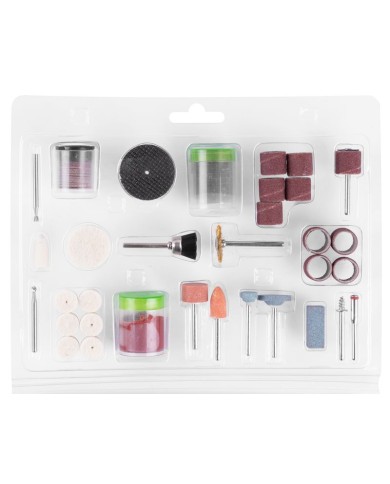 Sada brúsnych teliesok Strend Pro RGT1081, 105 dielna, mini, do priamej brúsky, so stopkou