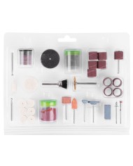 Sada brúsnych teliesok Strend Pro RGT1081, 105 dielna, mini, do priamej brúsky, so stopkou