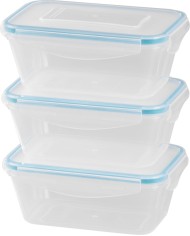Dóza MagicHome Lunchbox set YH416, obdĺžniková, sada 3 ks, 700 ml, 172x115x71 mm