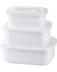 Dóza MagicHome Lunchbox set MB41, sada 3 ks, 700/1300/2100 ml, obdĺžniková, otvárateľné veko