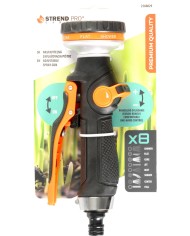 Pištoľ Strend Pro Garden, zavlažovacia, záhradná, 8 vzorov, plast