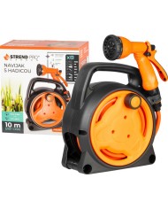 Navíjač Strend Pro Garden, so záhradnou hadicou, pištoľ, 10m, 5/16"