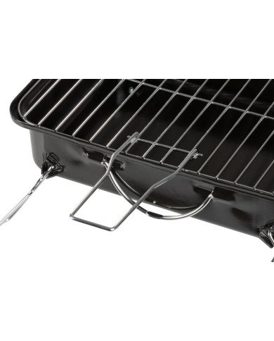 Gril Strend Pro Paolo, BBQ, na drevené uhlie, 37x27x17 cm