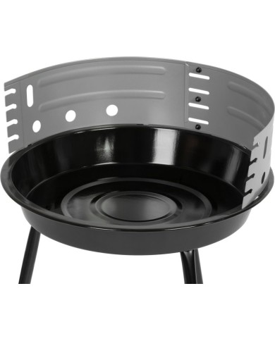 Gril Strend Pro Fabio, BBQ, na drevené uhlie, 38x38x55 cm