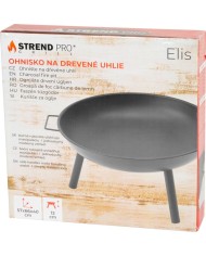 Ohnisko Strend Pro Elis, BBQ, kovové, okrúhle, 57x66x40 cm