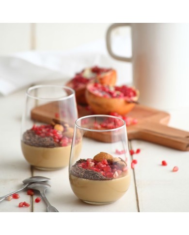 Pohár Gaia, LAV, sklenený, na vodu, 360 ml, 63x100 mm, bal. 6 ks