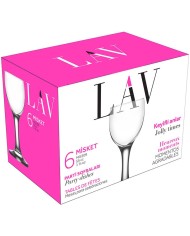 Pohár Misket, LAV, sklenený, na likér, 55 ml, 46x112 mm, bal. 6 ks