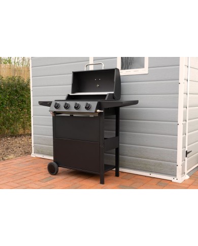 Gril Strend Pro Malaga, BBQ, plynový, 4 horáky