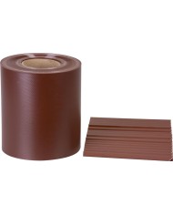 Páska Strend Pro EUROSTANDARD, 190 mm, L-35 m, tieniaca, mahagónová hnedá, krycia, na plotové panely, s 20 klipsami, 630 g/m2, P