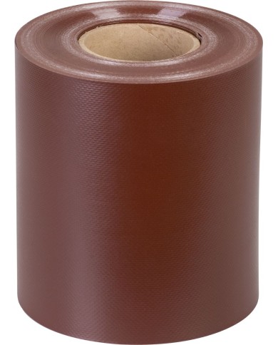 Páska Strend Pro EUROSTANDARD, 190 mm, L-35 m, tieniaca, mahagónová hnedá, krycia, na plotové panely, s 20 klipsami, 630 g/m2, P