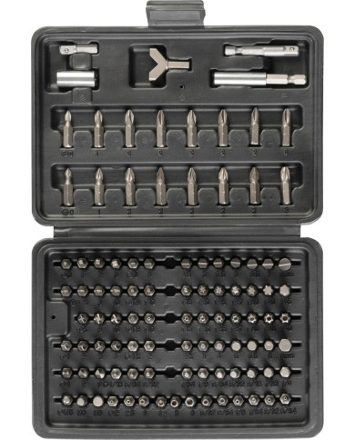 Sada bitov Strend Pro, 100 dielna, v kufri