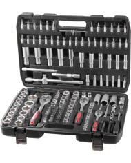 Sada náradia Strend Pro, 172 dielna, hlavice, bity, račňa, v kufri