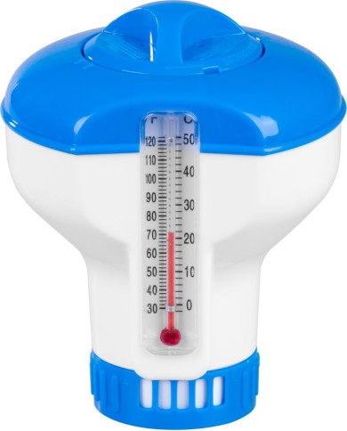 Dávkovač Strend Pro Pool, 1,5" tablety, s teplomerom, do bazénu