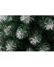 Stromček MagicHome Vianoce Belo, jedľa v jute, zasnežené konce, extra hustý, 60 cm