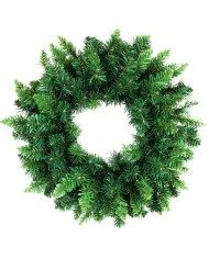 Veniec MagicHome Vianoce, prírodný, 45 cm, 160 vetiev, EXTRA HUSTÝ