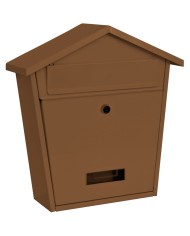 Schránka MODERN A 365x365x133 mm, poštová, hnedá