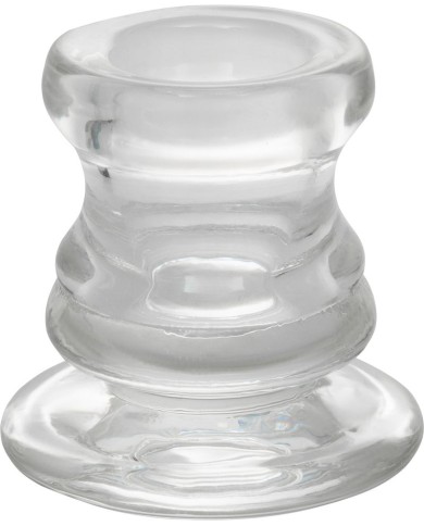 Stojan na sviečku MagicHome Vianoce, sklo, 5,5x5,5 cm