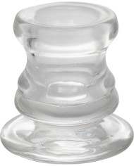 Stojan na sviečku MagicHome Vianoce, sklo, 5,5x5,5 cm