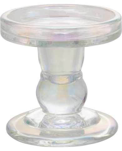 Stojan na sviečku MagicHome Vianoce, sklo, 8,5x8,3 cm