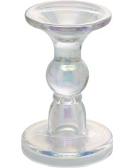 Stojan na sviečku MagicHome Vianoce, sklo, 8,5x14 cm